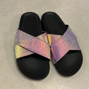 Women’s  PINK slide sandals size 6.5/7